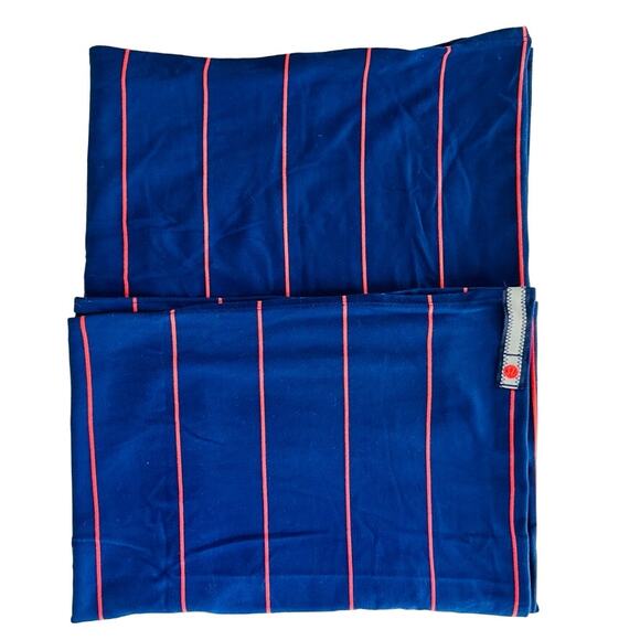 Lululemon Vinyasa Scarf Sailor Stripe Hero Blue Alarming Orange Rulu Syracuse SU - Picture 2 of 5